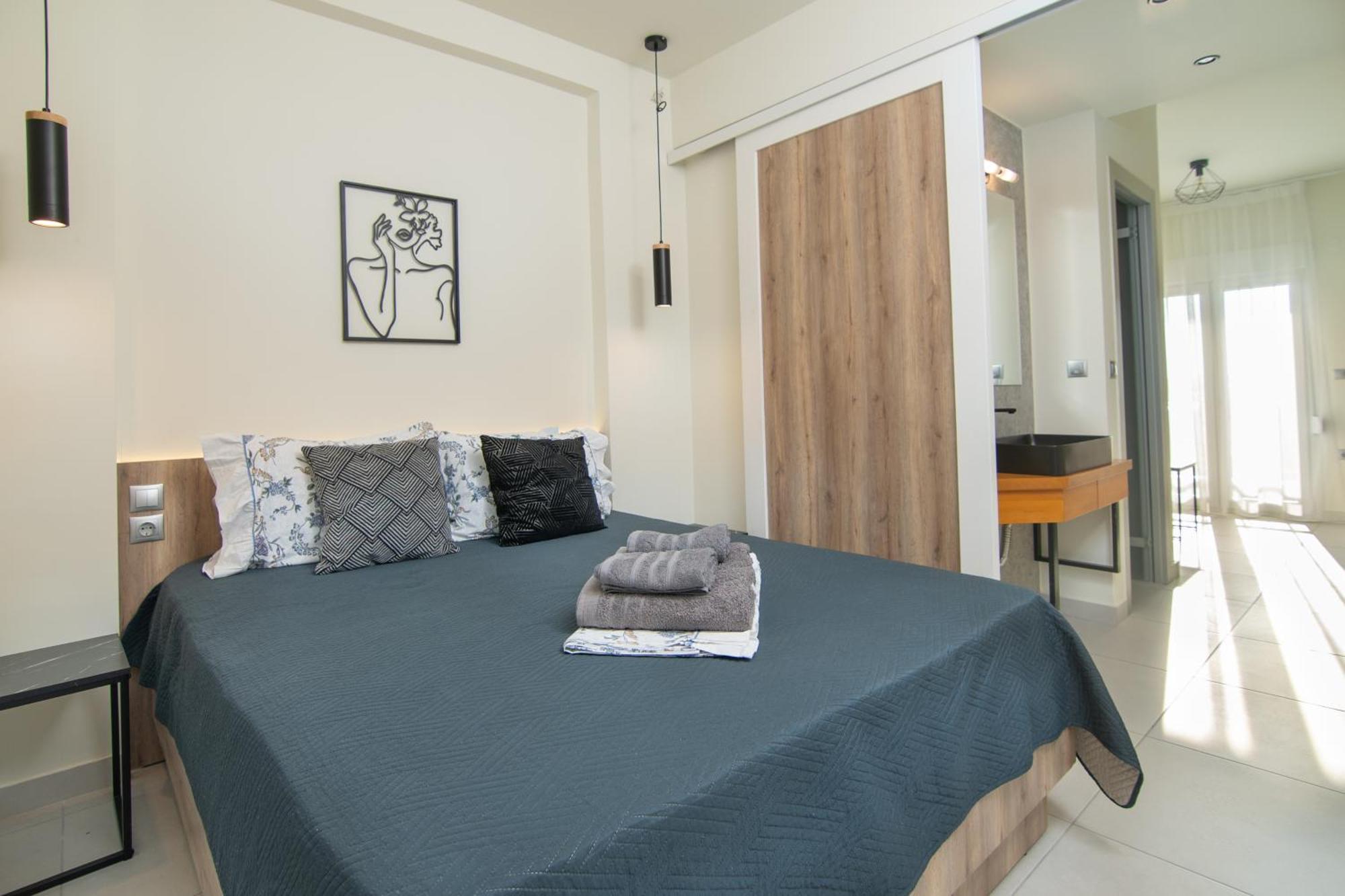 Olea Apartments Palioura 埃帕诺米 外观 照片