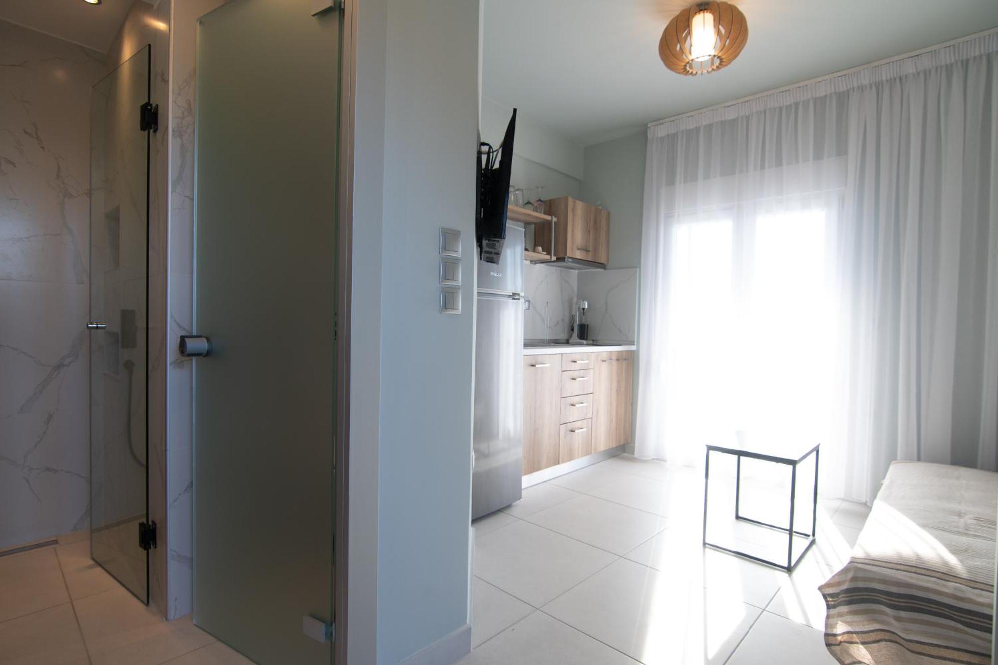 Olea Apartments Palioura 埃帕诺米 外观 照片