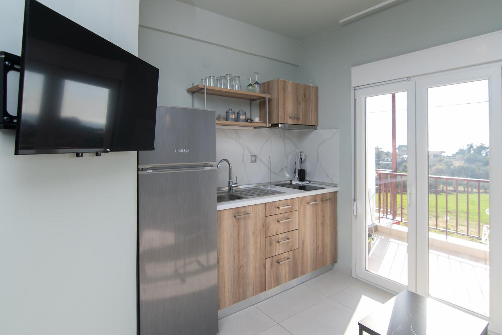 Olea Apartments Palioura 埃帕诺米 外观 照片