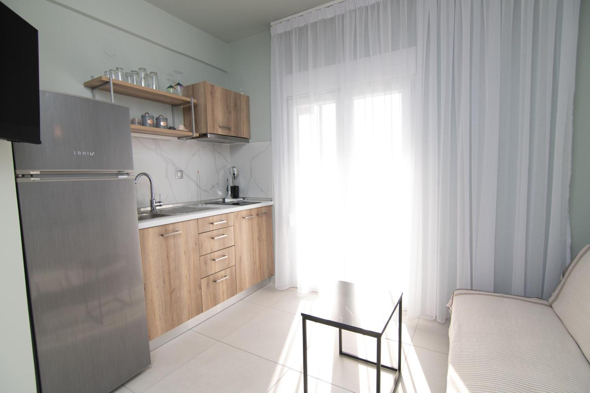 Olea Apartments Palioura 埃帕诺米 外观 照片